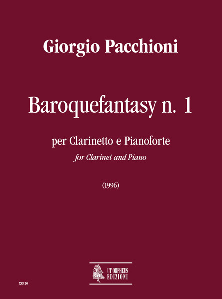 Pacchioni, Giorgio: Baroquefantasy N. 1 per Clarinetto e Pianoforte (1996)