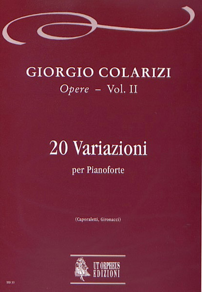 Colarizi, Giorgio: 20 Variazioni per Pianoforte (1929)