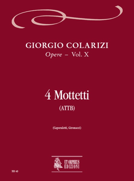 Colarizi, Giorgio: 4 Mottetti (ATTB)
