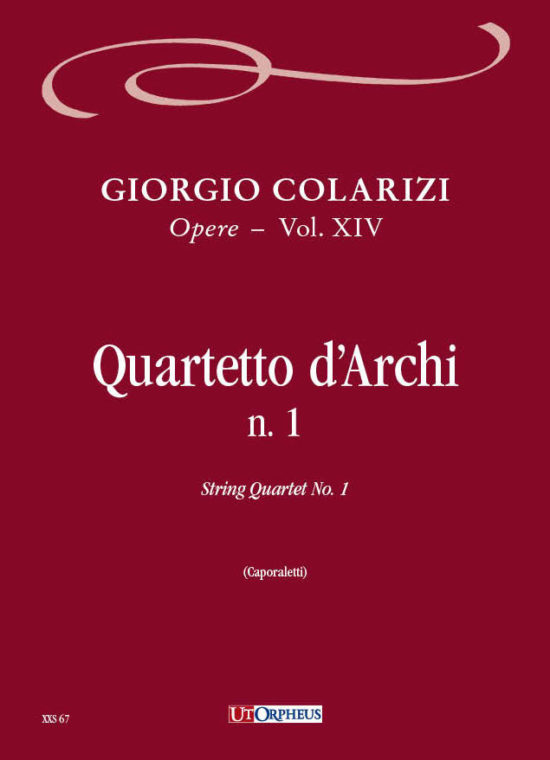 Colarizi, Giorgio: Quartetto d’Archi N. 1