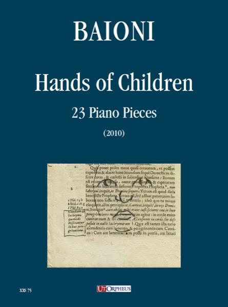 Baioni, Paolo: Hands of Children. 23 Piano Pieces (2010)