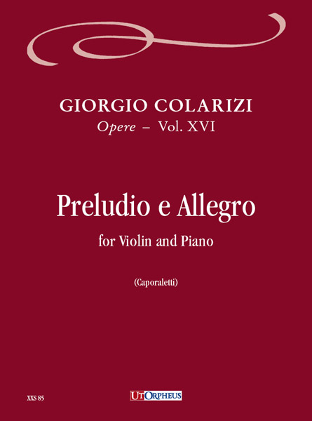 Colarizi, Giorgio: Preludio e Allegro per Violino e Pianoforte
