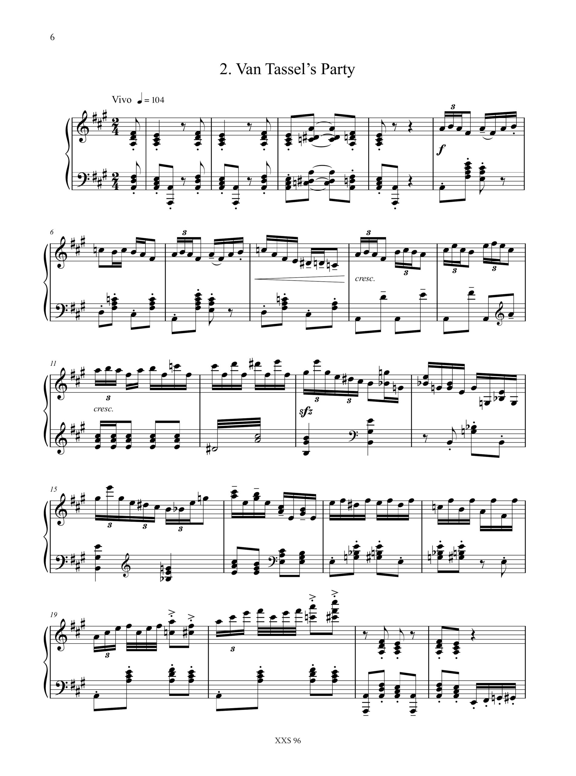 Rose, John Alan: Sleepy Hollow Suite per Pianoforte (2007) - Image 3