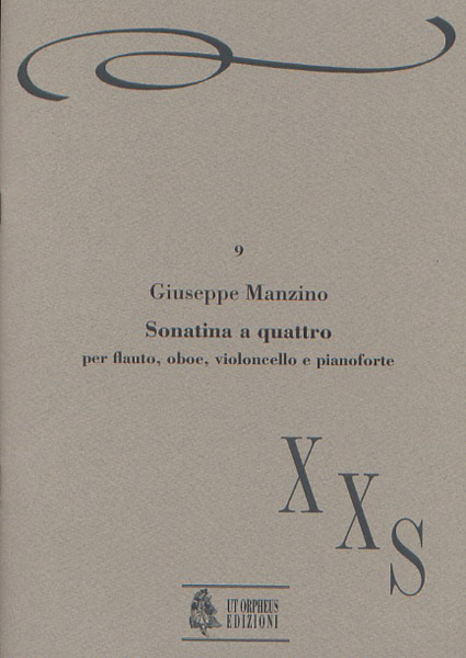 Manzino, Giuseppe: Sonatina a 4 per Flauto, Oboe, Violoncello e Pianoforte