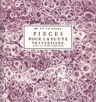 de la Barre, Michel (~1675–1745): Pièces pour la Flûte traversière op. 4