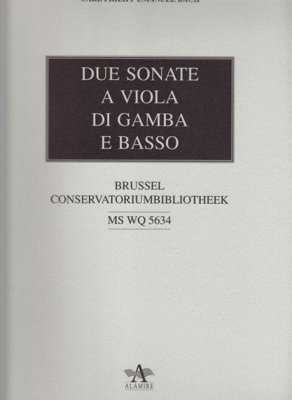 Bach, Carl Philipp Emanuel (1714–1788): Due Sonate WQ 136, 137