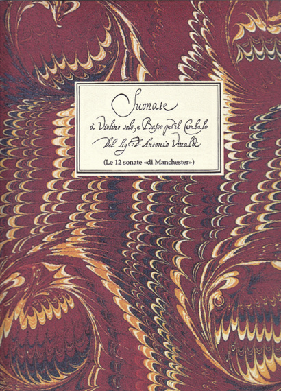 Vivaldi, Antonio (1678–1741): 12 Suonate a Violino solo „di Manchester“