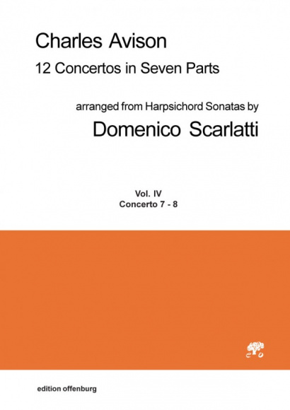 Avison, Charles (1709–1770):12 Concertos in Seven PartsConcerti 7 & 8Partitur