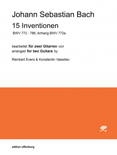 Bach, Johann Sebastian (1685–1750): 15 Inventionen