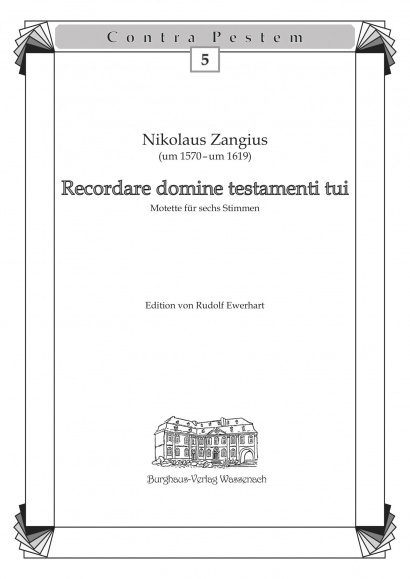Zangius, Nikolaus (~1570–1619): Recordare domine testamenti tui