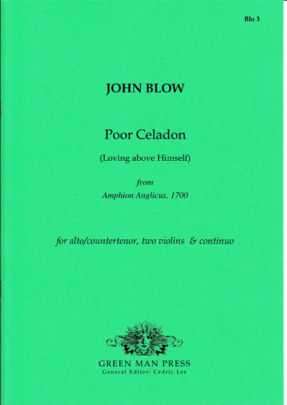 Blow, John (1649-1708): Poor Celadon