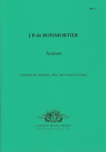 Boismortier, Jean Bodin de (1689-1755): Actéon (1737)