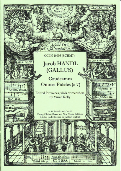 Handl, Jacob (Gallus) (1550-1591): Gaudeamus Omnes Fideles (à 7)