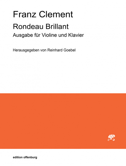 Clement, Franz (1780–1842): Rondeau Brillant op. 36Klavierauszug