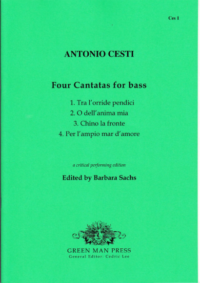 Cesti, Antonio (1623-1669): Vier Kantaten