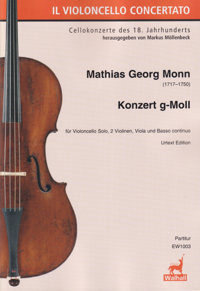 Monn, Mathias Georg (1717–1750):Konzert g-Moll