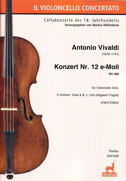 Vivaldi, Antonio (1678–1741):Konzert Nr. 12e-Moll RV 409