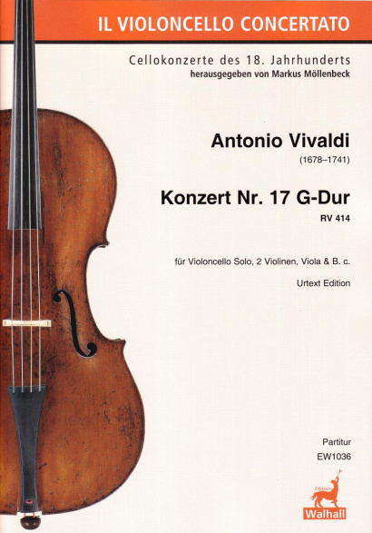 Vivaldi, Antonio (1678–1741):Konzert Nr. 17G-DurRV 414