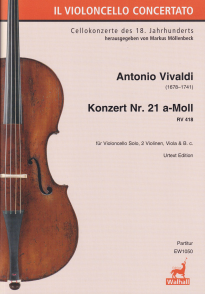 Vivaldi, Antonio (1678–1741):Konzert Nr. 21 a-Moll RV 418