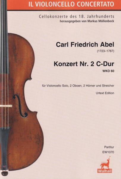 Abel, Carl Friedrich (1723–1787):Konzert Nr. 2 C-Dur WKO 60