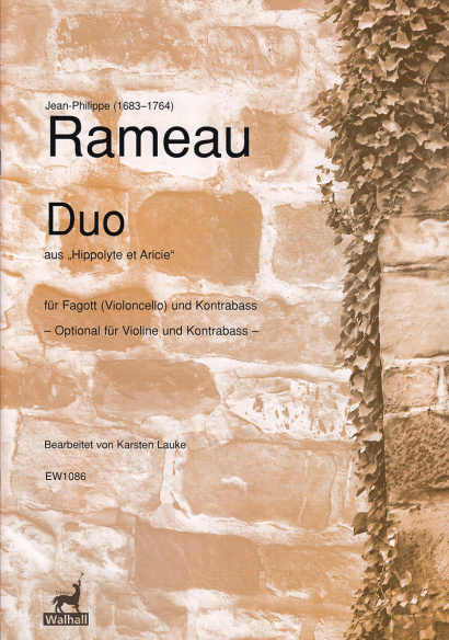 Rameau, Jean-Philippe (1683– 1764): Duo aus „Hippolyte et Aricie“