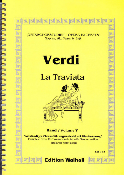 Opernchorstudien für Sopran, Alt, Tenor & Baß - Verdi - Band V, 121 S.