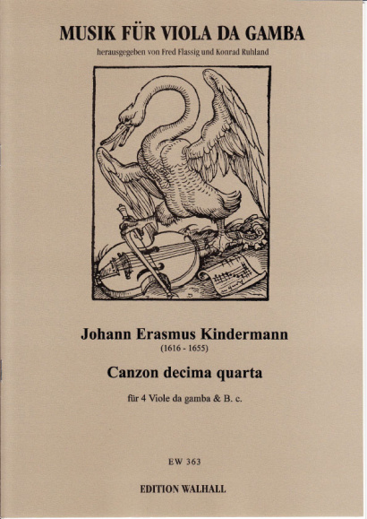 Kindermann, Johann Erasmus (1616­-1655): Canzon XIV
