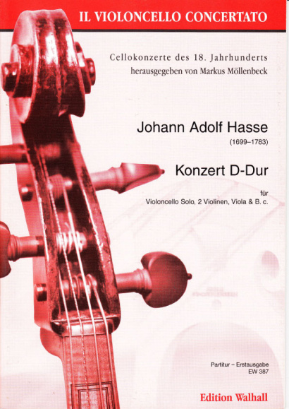 Hasse, Johann Adolph (1699-1783):Konzert D-Dur