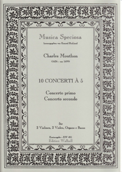 Motta, Artemio (1681–17??): (Sig. Mouthon): Concerti I–X op. 1- Concerto I. & II.