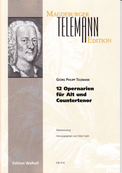Telemann, Georg Philipp (1681-1767): Opernarien - Bd. 2- für Alt/Countertenor