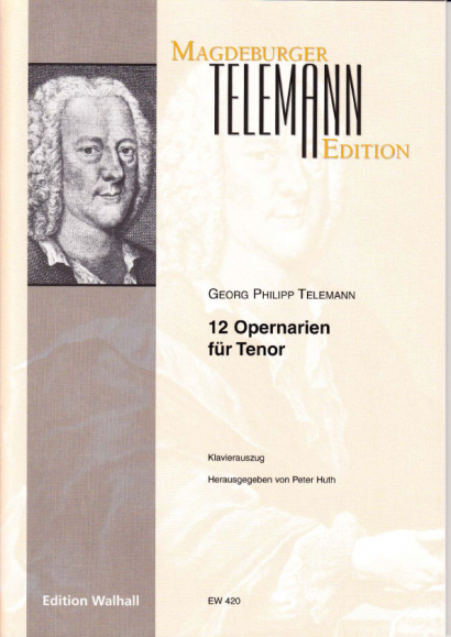 Telemann, Georg Philipp (1681-1767): 12 Opernarien - Bd. 3- für Tenor