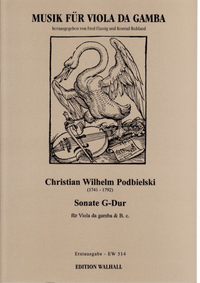 Podbielski, Christian Wilhelm (1741-1792): Sonate G-Dur