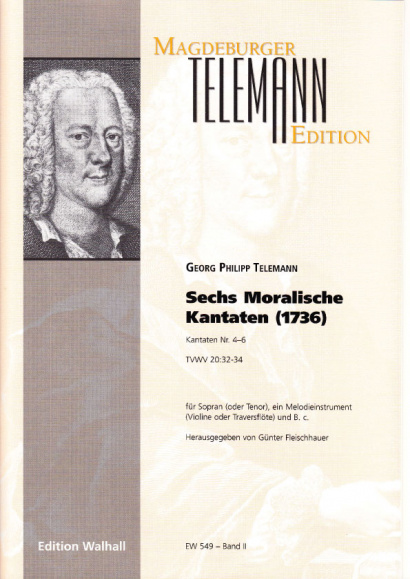 Telemann, Georg Philipp (1681-1767): Moralische Kantaten - Band II