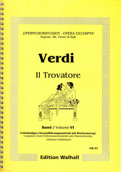 Opernchorstudien für Sopran, Alt, Tenor & Baß - Verdi - Band VI, 116 S.