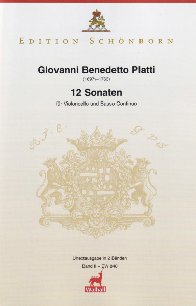 Platti, Giovanni Benedetto (1697-1763): 12 SonatenSonaten VII-XII (D WD 698)