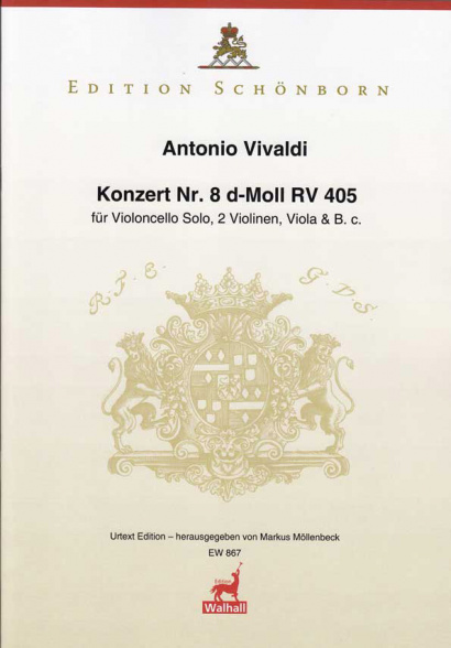 Vivaldi, Antonio (1678–1741):Konzert Nr. 8d-Moll RV 405