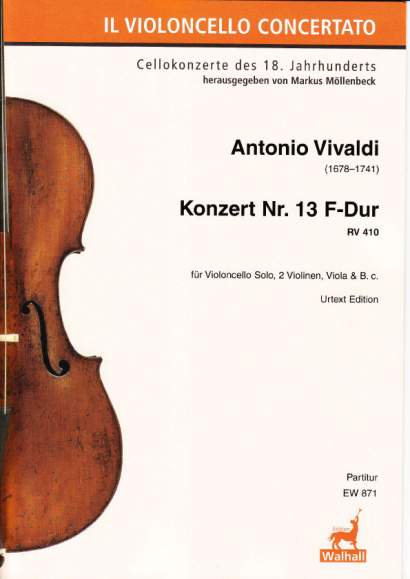 Vivaldi, Antonio (1678–1741):Konzert Nr. 13F-DurRV 410