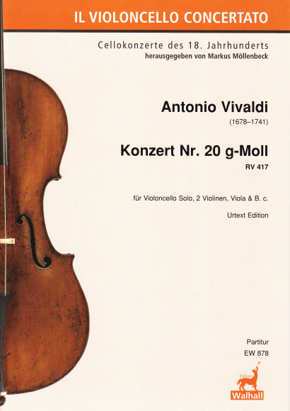 Vivaldi, Antonio (1678–1741):Konzert Nr. 20g-MollRV 417