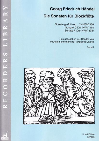 Händel, Georg Friedrich (1685– 1759):Die Sonaten für BlockflöteBand I