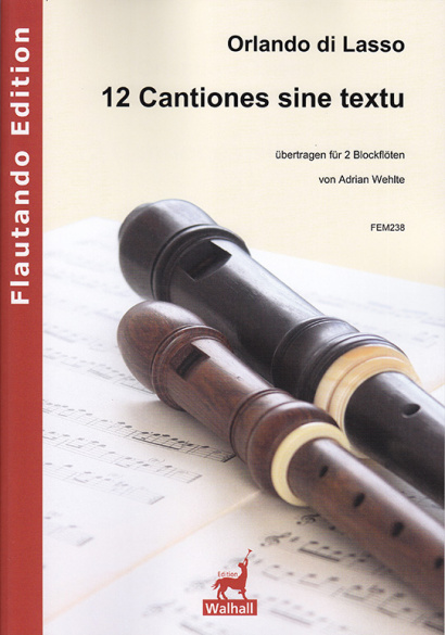 Lasso, Orlando di (1532–1594): 12 Cantiones sine textu