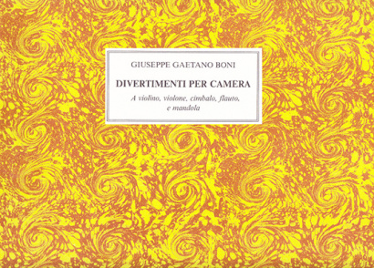 Boni, Pietro Giuseppe Gaetano: 12 Divertimenti per camera op. 2