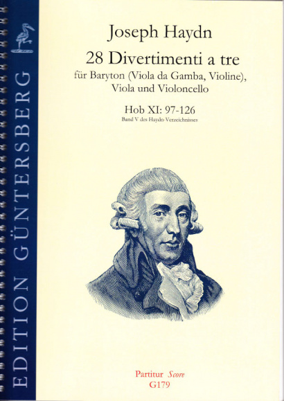 Haydn, Joseph (1732-1809): 28 Divertimenti a tre Nr. 97-126