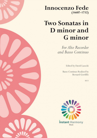 Fede, Innocenzo (1660?–1732):2 Sonaten in d- und g-Moll