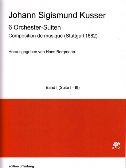Kusser, Jean Sigismund (~1660–1727): Composition de musique Suite Nr. 1–3
