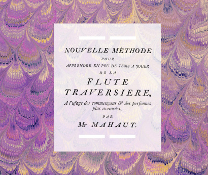 Mahaut, Antoine (?1720–?1785): Nouvelle Méthode