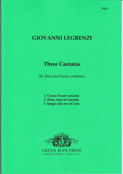 Legrenzi, Giovanni (~1626-1690): Drei Kantaten