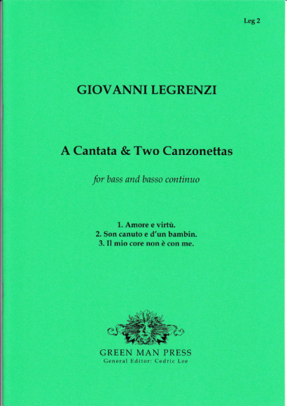 Legrenzi, Giovanni (~1626-1690): Kantate & zwei Kanzonetten