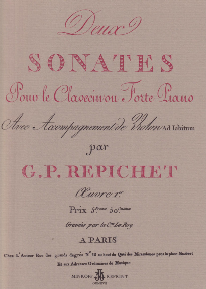 Repichet, G. P.: Deux Sonates op. 1
