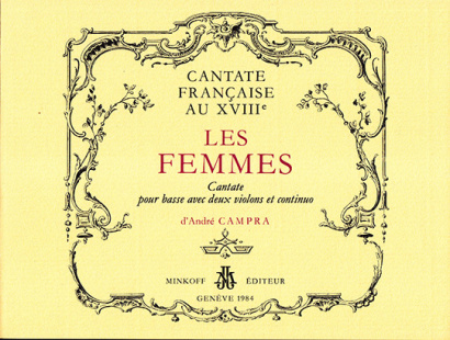 Campra, d’André (1660–1744): Les Femmes