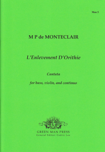 Monteclair, Michel Pignolet de (~1667–1737): L’Enlevement D’Orithie
